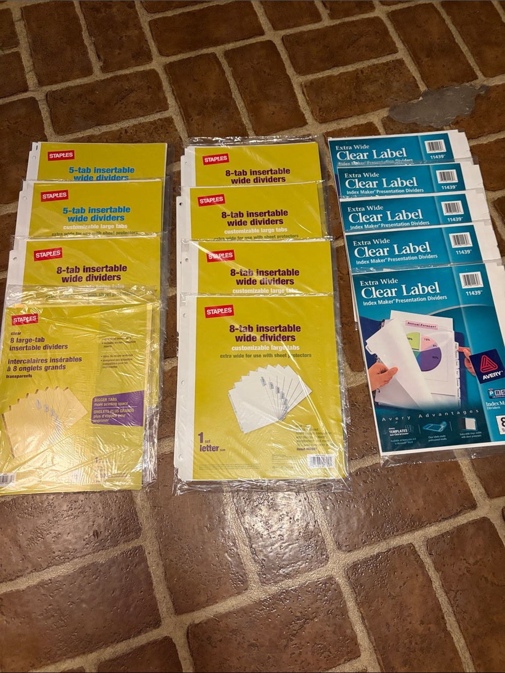 Page Dividers - Various Types and Styles